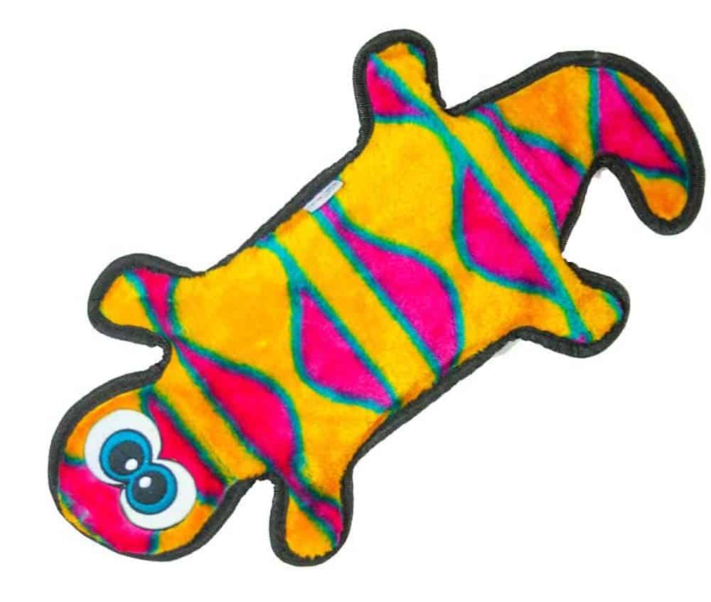 Invincibles® Orange Gecko Dog Toy 18"