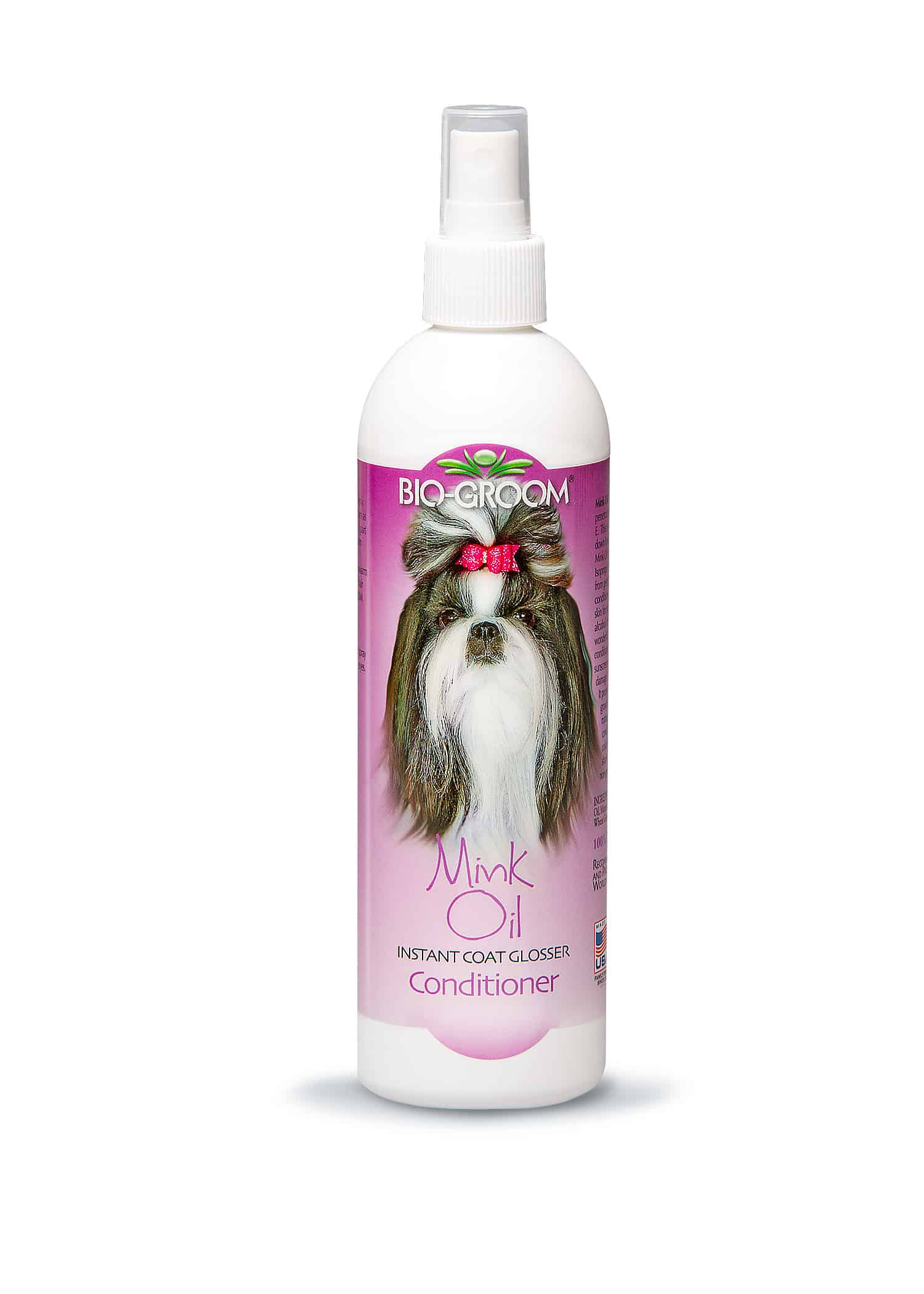 BIO-GROOM Super Mink Oil Spray for dogs- 12 oz. pump