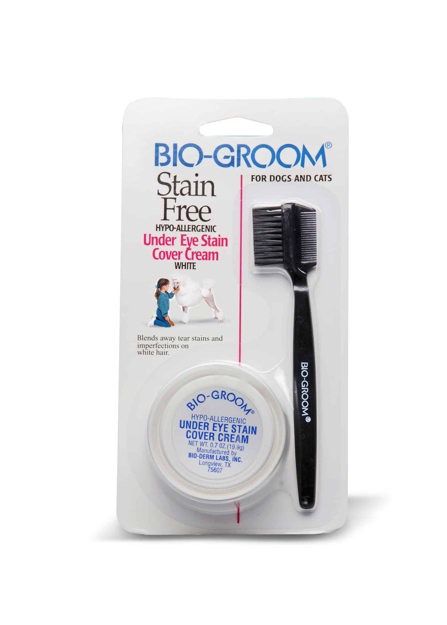 Bio-Groom® Stain Free™ Hypoallergenic Under Eye Cream for Dogs