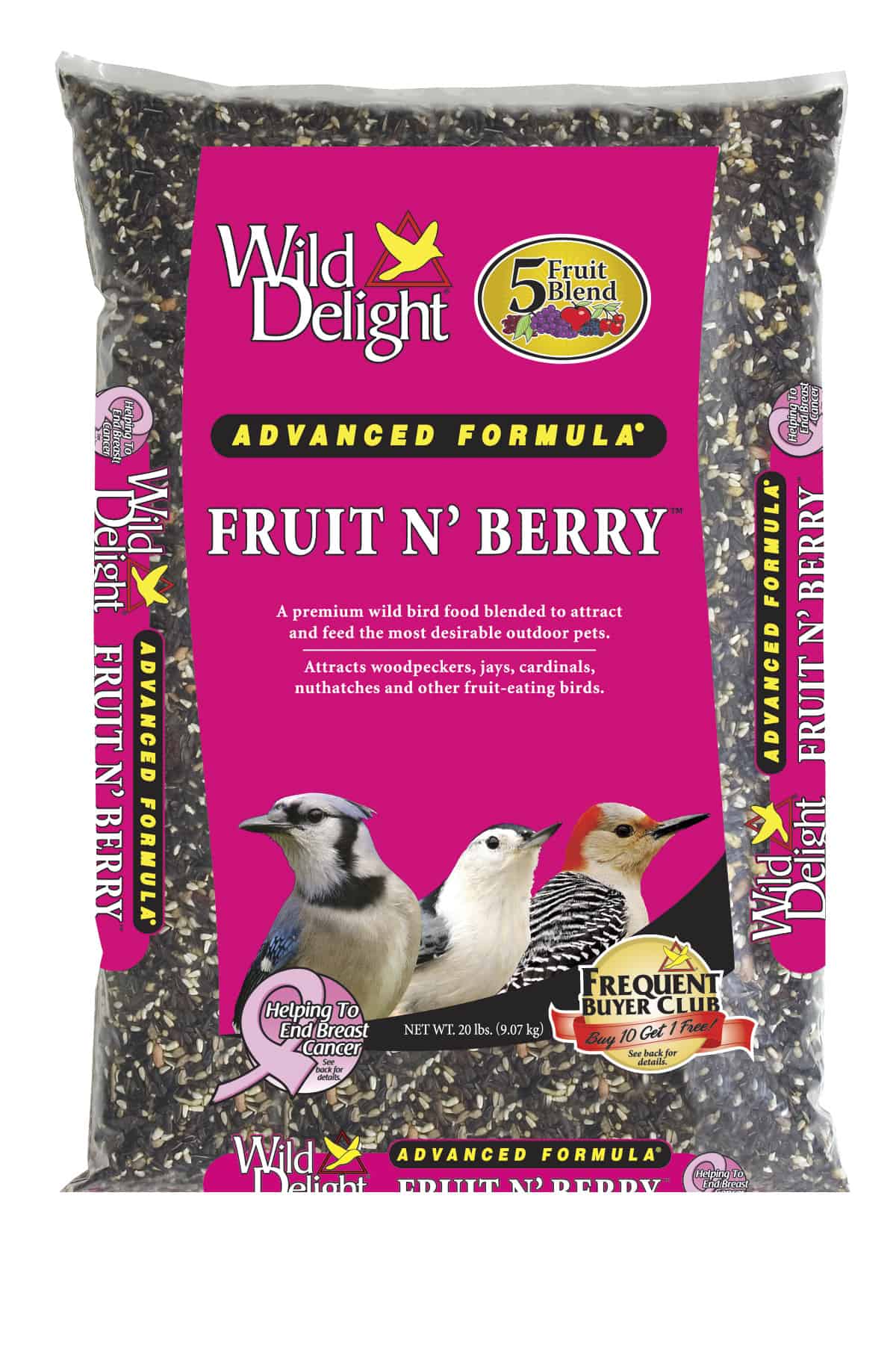 Wild Delight Advanced Formula Fruit and Berry 20 lbs