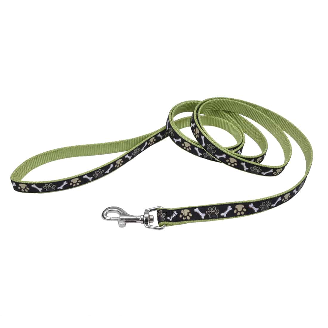 Coastal Nylon Ribbon Dog Leash 5/8" x 6'