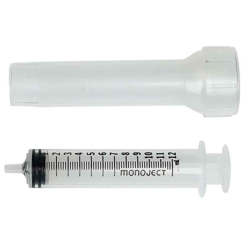 Sterile Disposable Syringe Without Needle, 12 cc Luer Slip