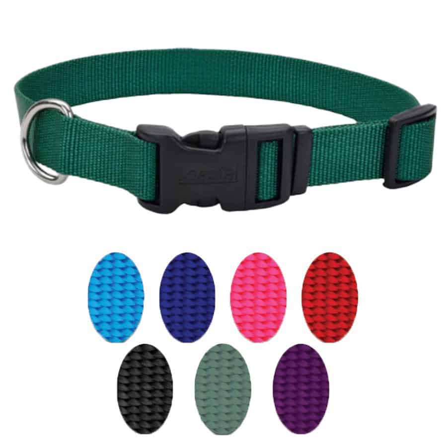 Coastal Adjustable Dog Collar with Snap Buckle 3/4"