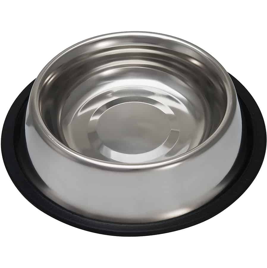 Stainless Steel Non-Tip Food Bowl 32 oz