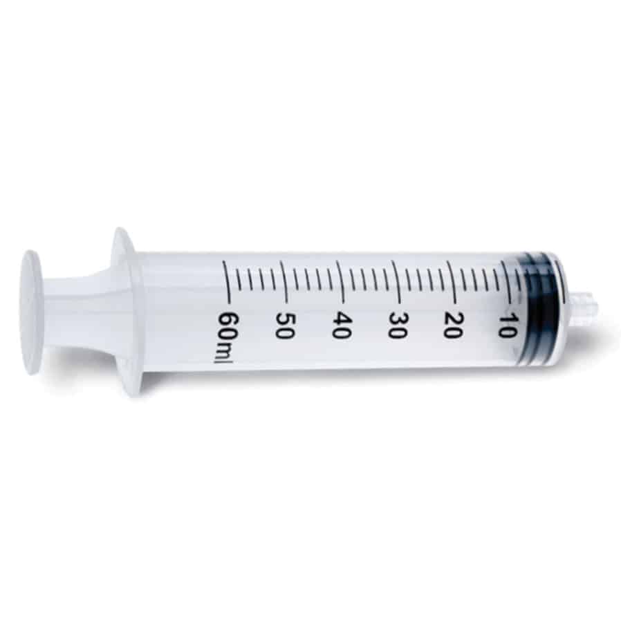 Sterile Disposable Syringes Without Needle, 60 cc Luer Slip