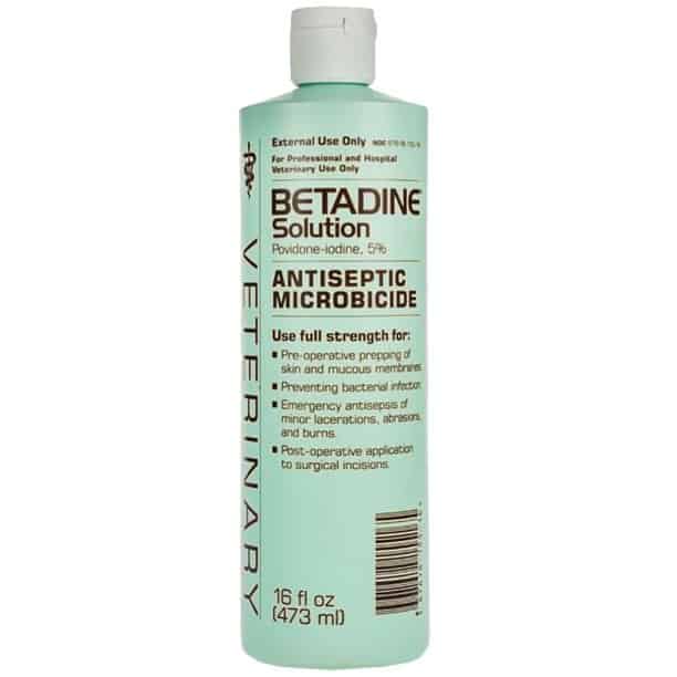 Betadine Iodine Solution Antiseptic Microbicide 16 oz