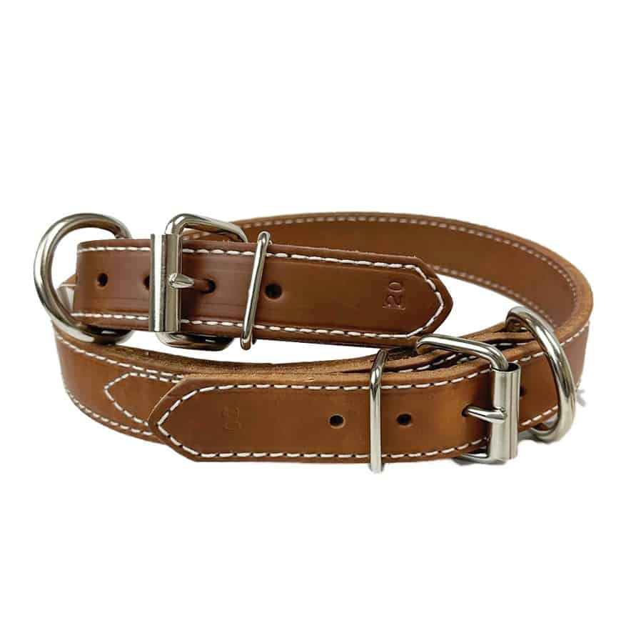 OmniPet Leather Working Dog Collar 1.25"