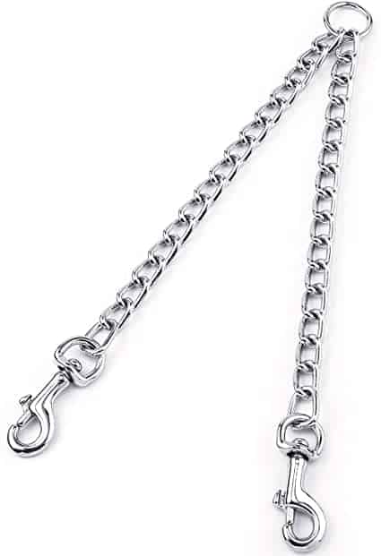 Herm Sprenger Two Dog Chain Coupler X-Heavy (3.0mm) 30"