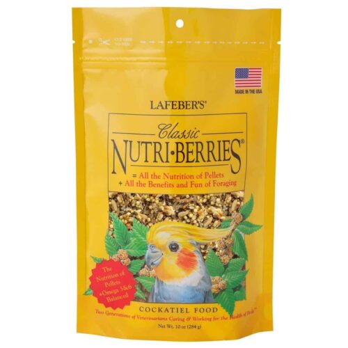 Lafeber's Classic Nutri-Berries Bird Food for Cockatiels 10 oz