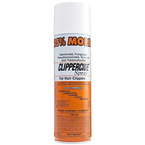 Clippercide Disinfectant Clipper Spray 15 oz