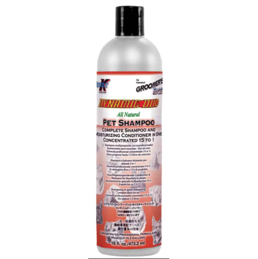 Double K Groomers Edge Dynamic Duo Shampoo 16 oz