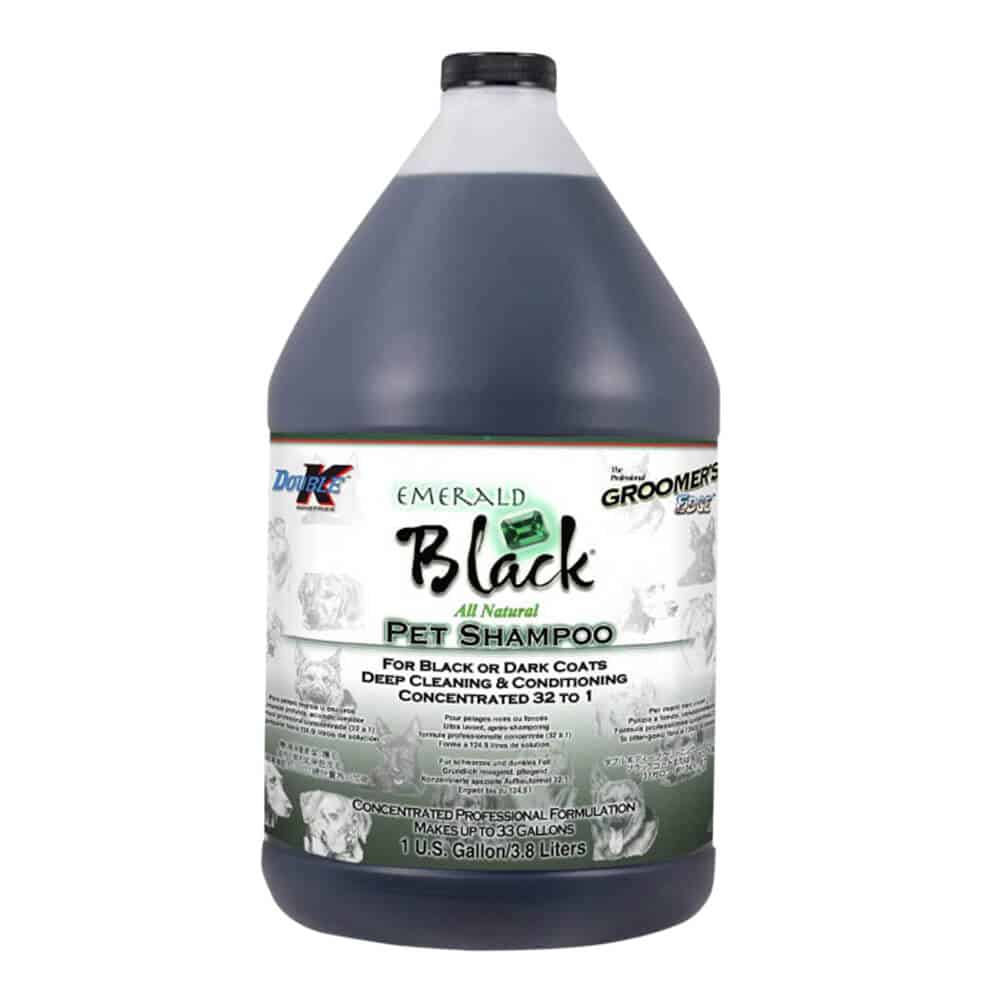 Double K Groomers Edge Emerald Black® Shampoo Gallon