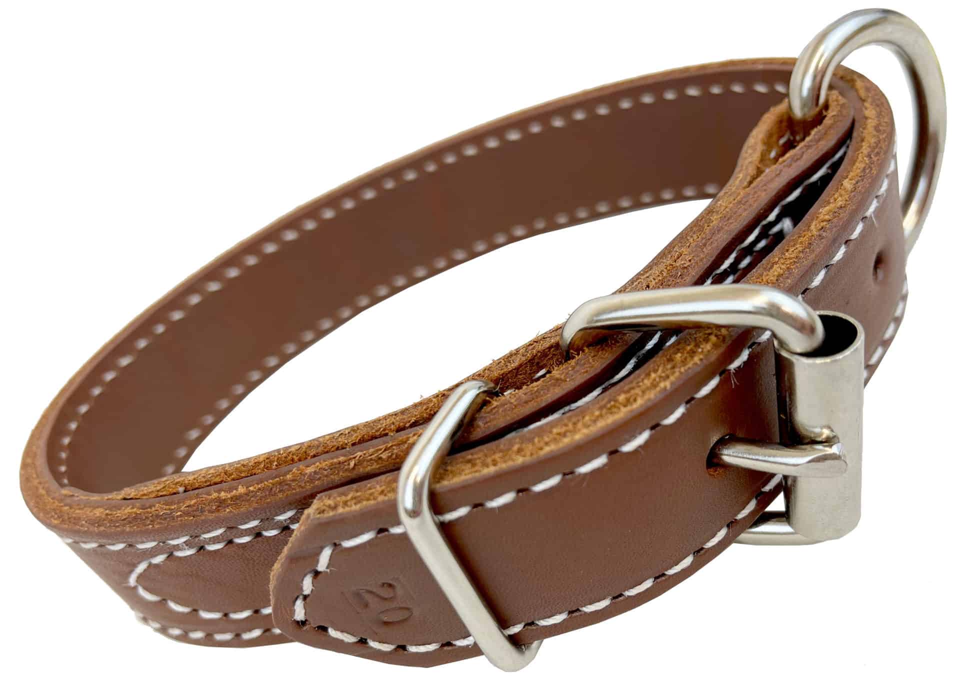 OmniPet Leather Working Dog Collar 1.25"