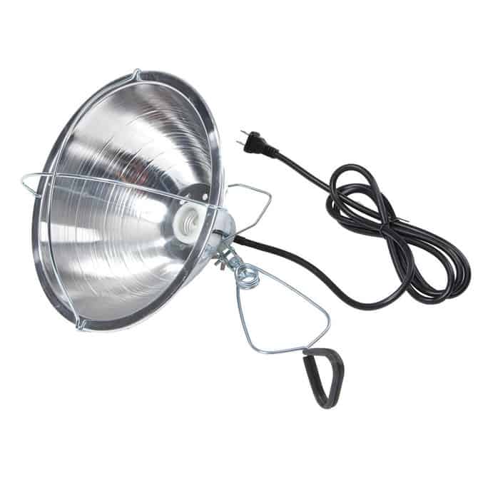 Clamp-on Heat Lamp Reflector