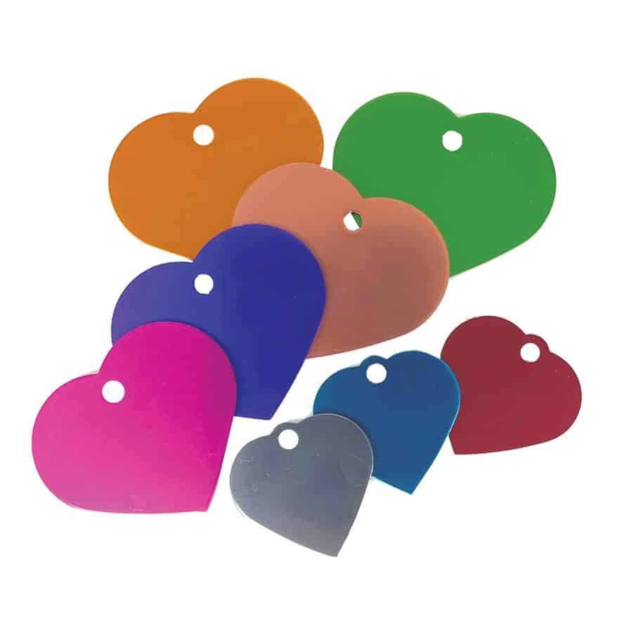 Custom Engravable Aluminum Pet ID Tags (One-Sided Tag)