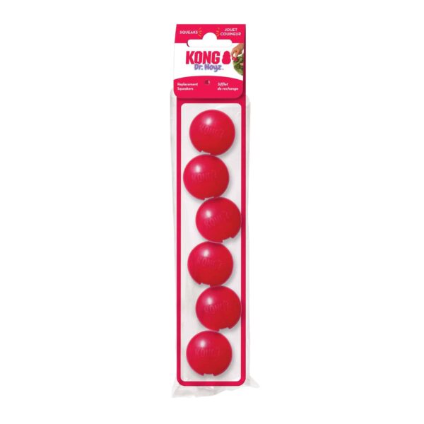 KONG Replacement Squeakers for Dog Toys Small (6 Pack)