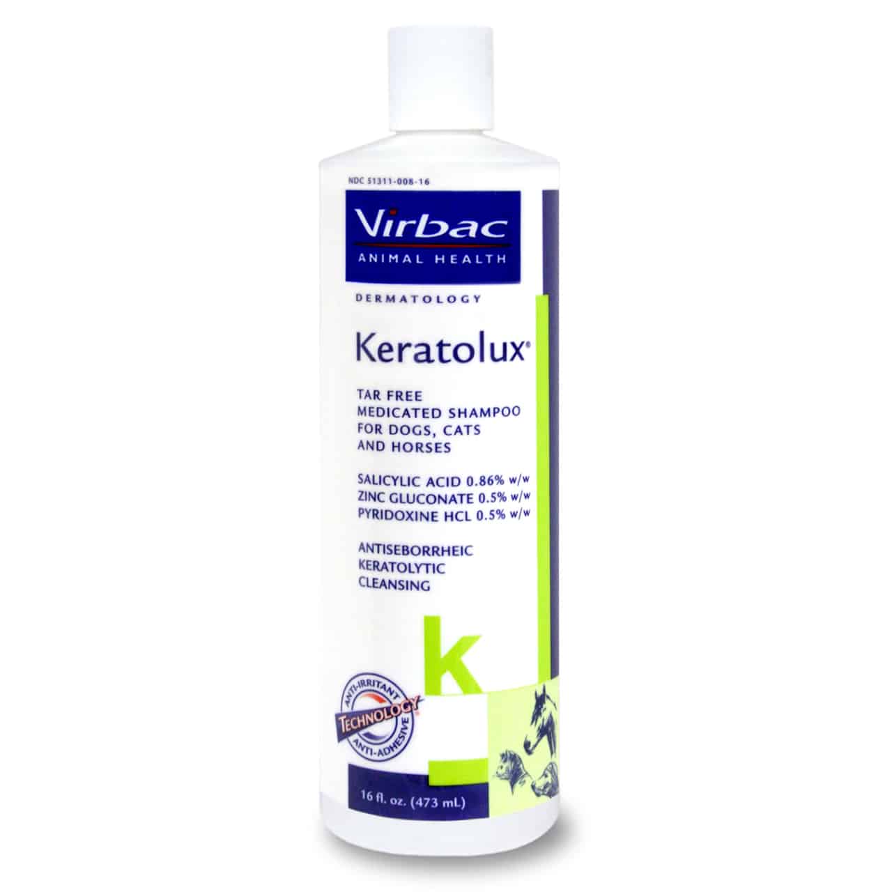 Keratolux® Medicated Shampoo for Dogs & Cats 16 oz