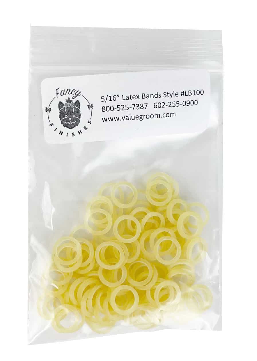 Latex Rubber Bands for Dogs 100 Ct