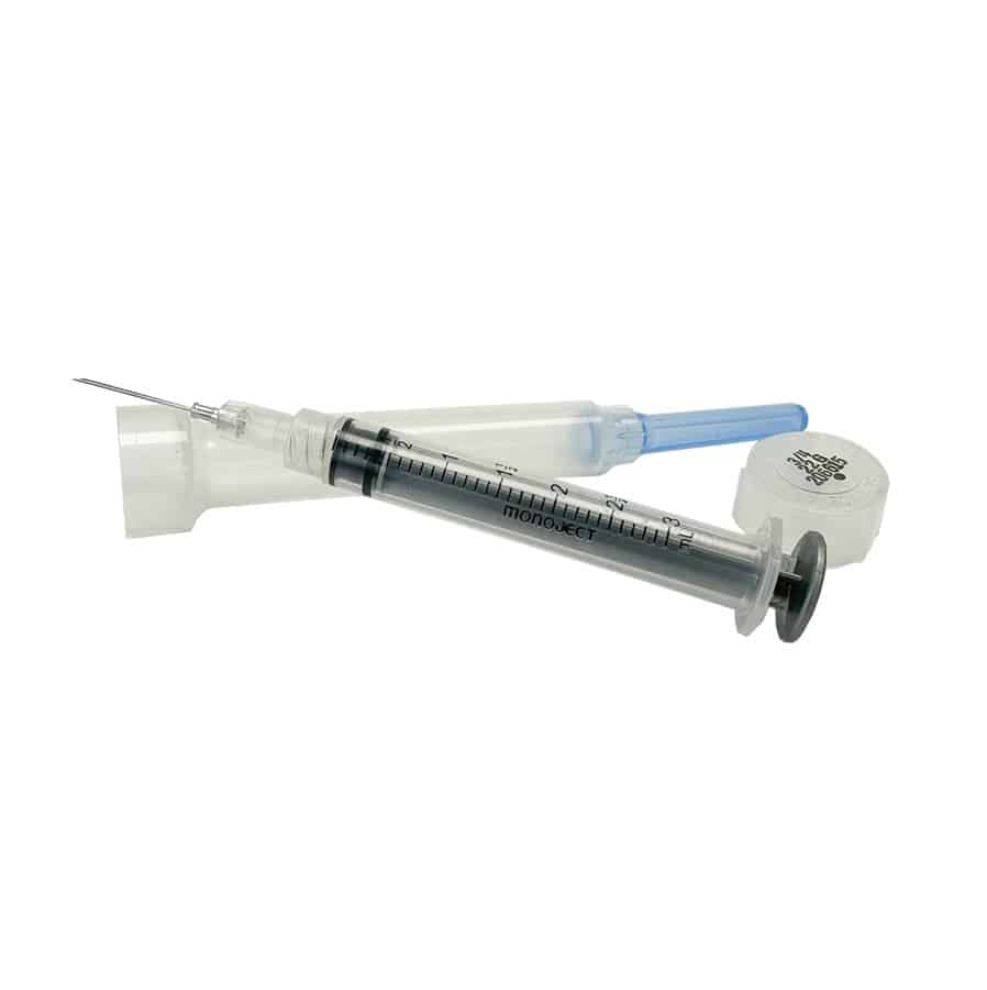 Sterile Disposable 3cc Syringe with Needle