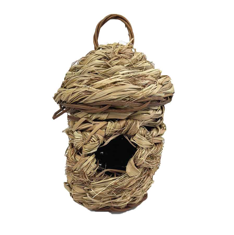 Finch Pagoda Top Tiki Hut Breeding Nest