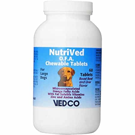 NutriVed O.F.A. Chewable Tablets for Large Dogs 60 Ct