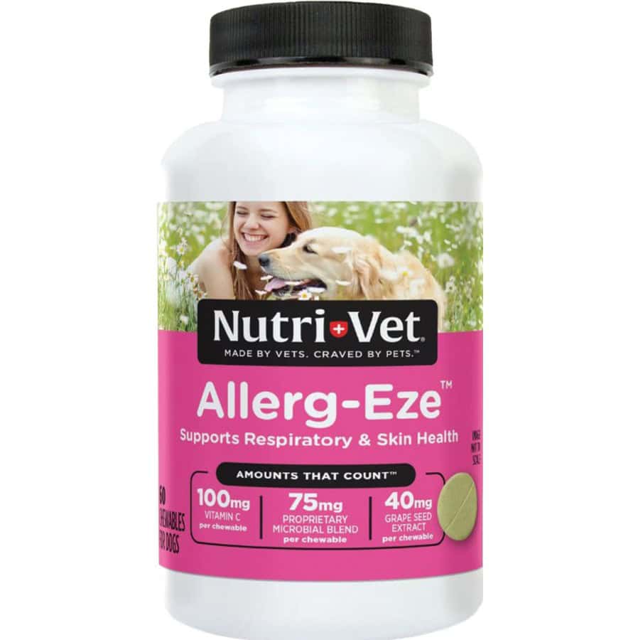 Nutri-Vet Allerg-Eze Chewable for Dogs 60 Ct