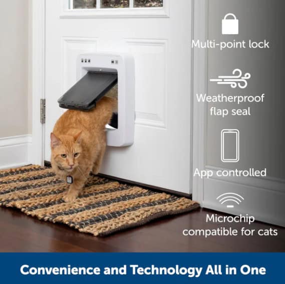 PetSafe® SmartDoor™ Small – Electronic Pet Door for Pets Up to 15 lbs
