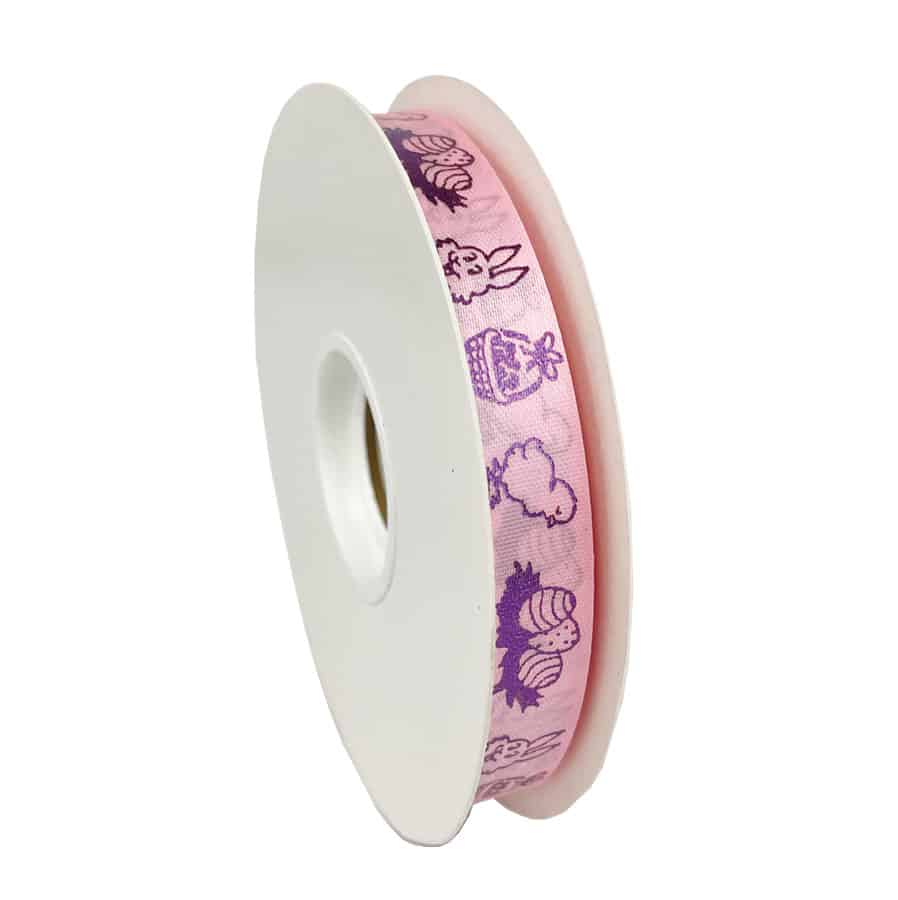 Pink & Purple Easter Ribbon 50 YD Roll