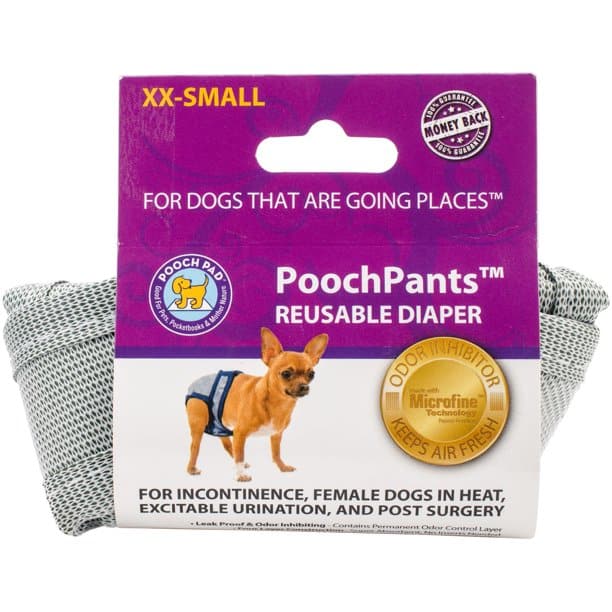 PoochPants Reusable Dog Diaper XXS