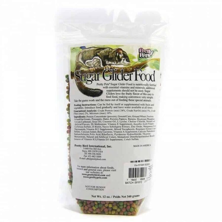 Pretty Pets Sugar Glider Food 12oz