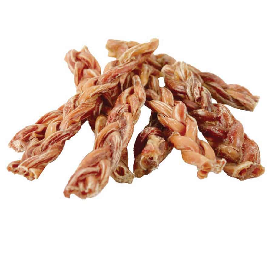 RedBarn All Natural Beef Braided Pizzle Bully Stick 5"