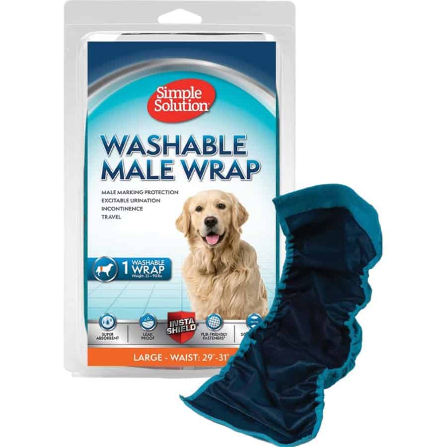 Simple Solution® Washable Male Dog Wrap Large