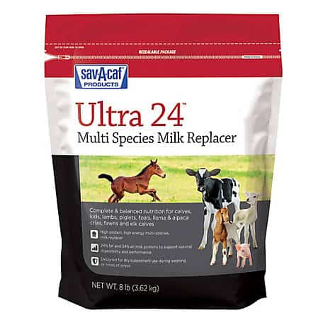 Sav-A-Caf Ultra 24 Multi-Species Milk Replacer 8 lb