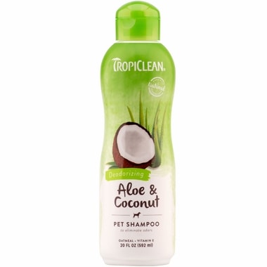 TropiClean Deodorizing Aloe & Coconut Pet Shampoo 20 oz
