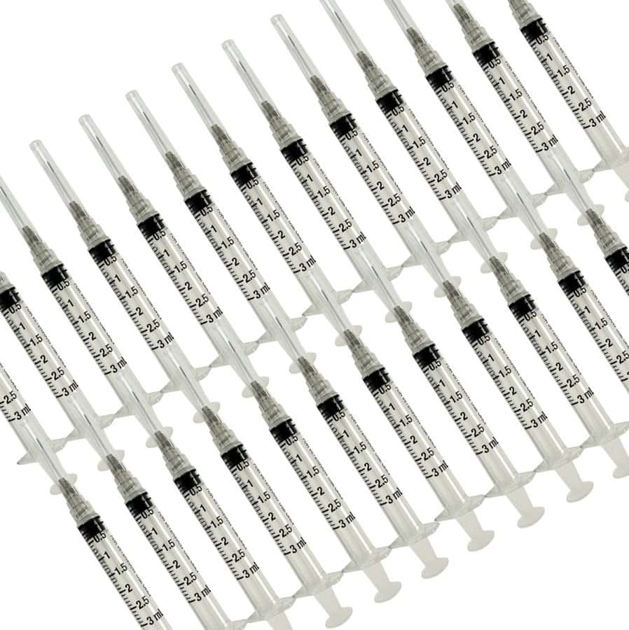 Vetrijec 3cc Single Use Syringe for Vaccines 25 Ct
