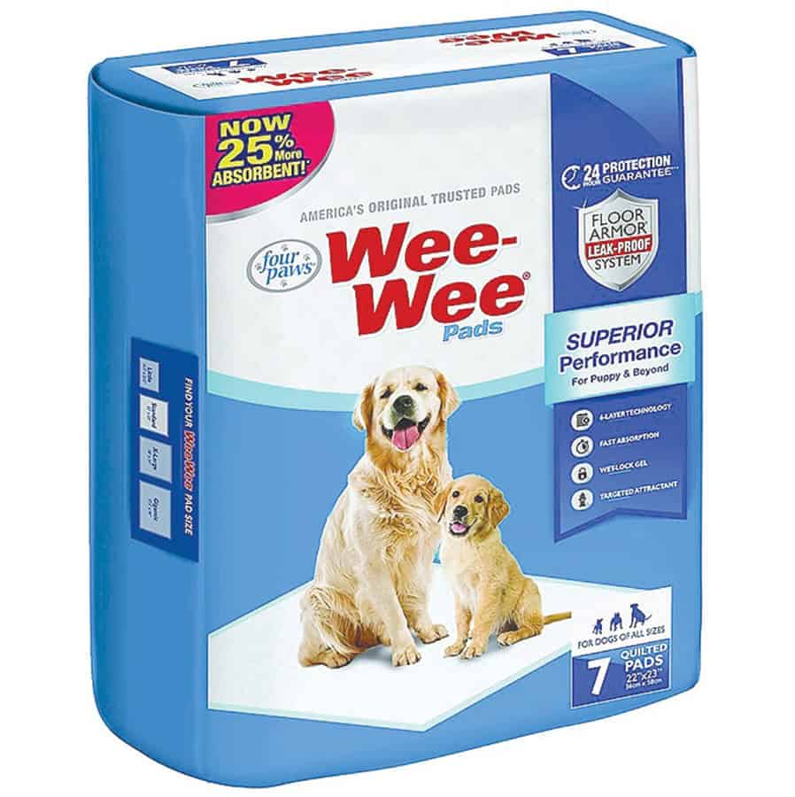 Four Paws Wee-Wee Pads 7 Ct