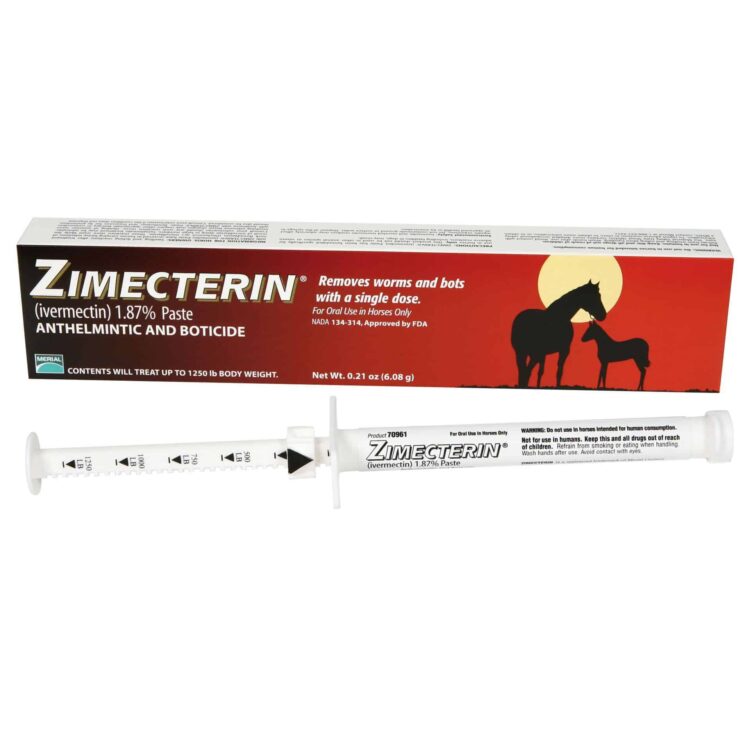 Zimecterin Ivermectin Paste Horse Wormer (Ivermectin 1.87% )