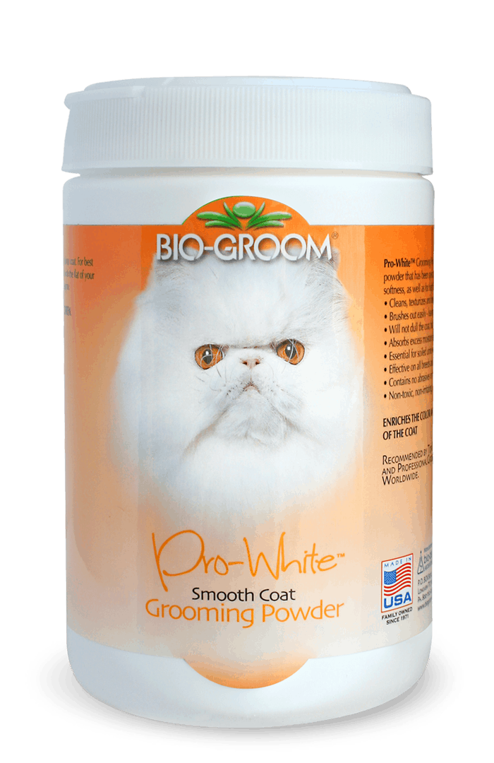 BIO-GROOM Pro-White Grooming Powder Smooth Coat 6 oz