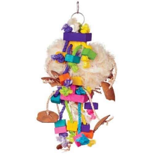 Bodacious Bites Tough Puff Bird Toy 14"