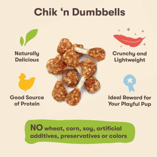 Pet 'n Shape Chik 'n Dumbbells Dog Treats 32 oz