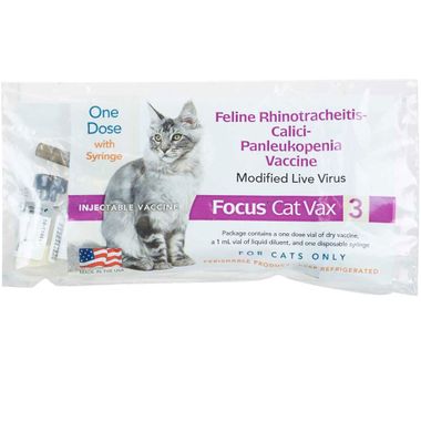 Feline Focus Cat Vax 3 Cat Vaccine Single Dose