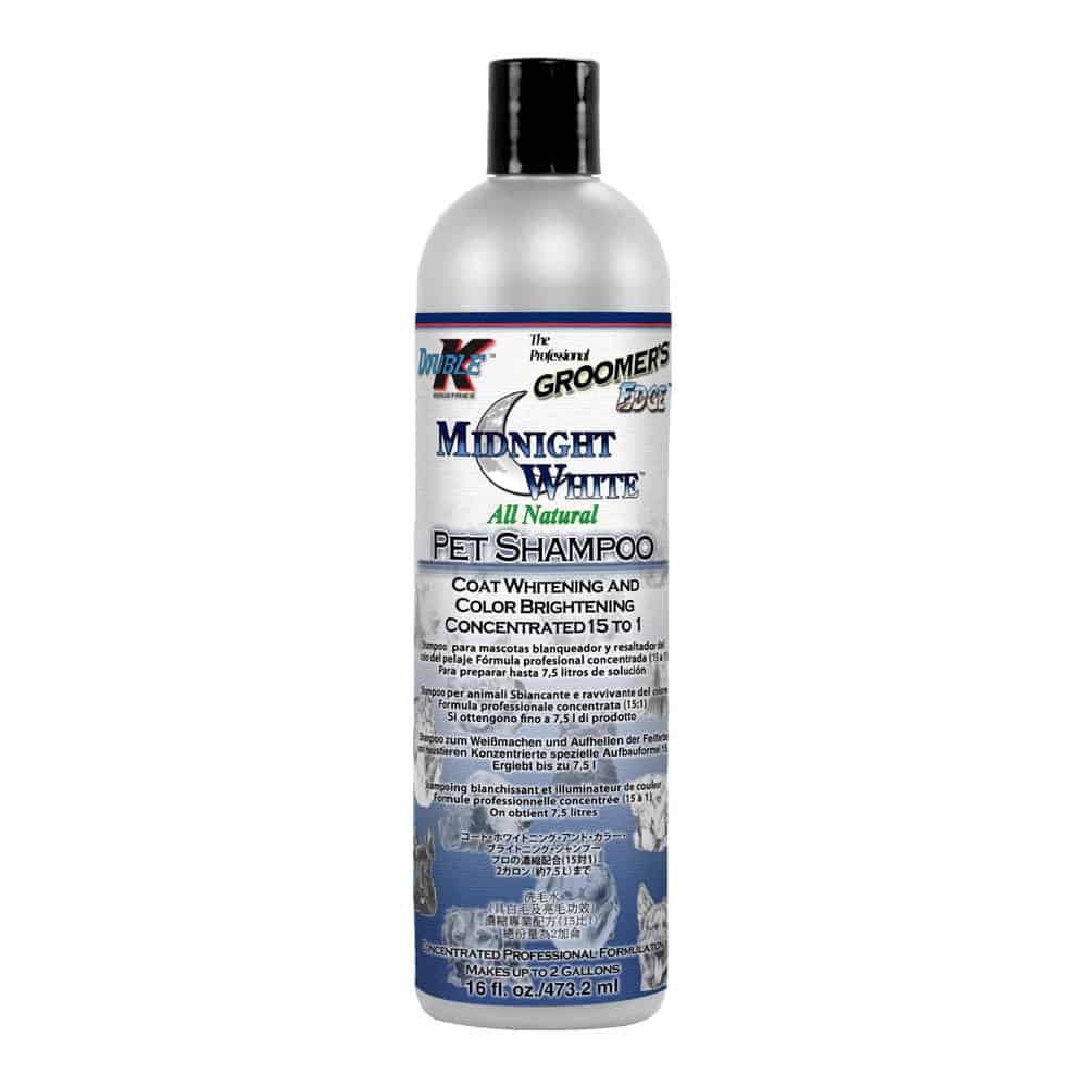 Double K Groomers Edge Midnight White Shampoo 16 oz
