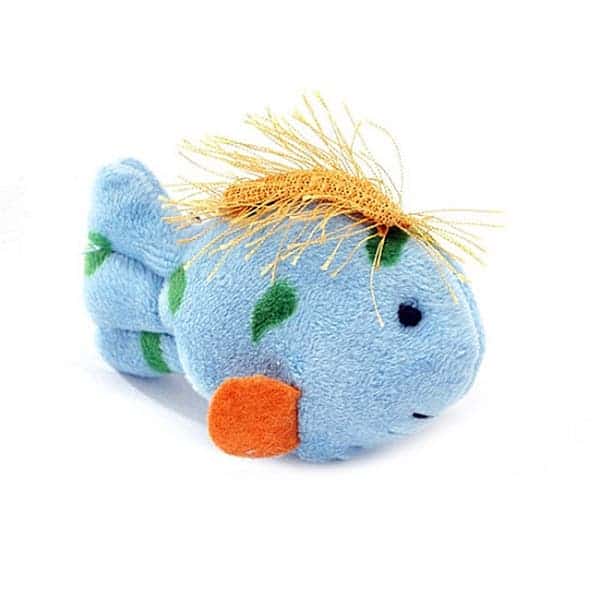 Plush Mini Talking Fish Cat Toy