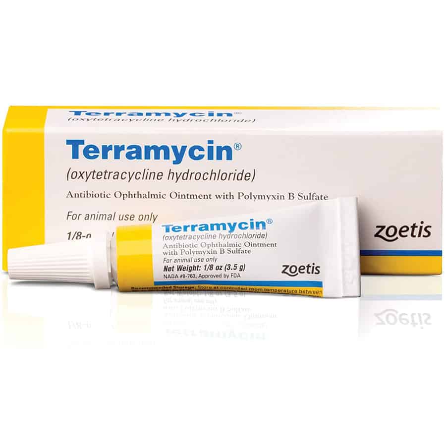 Terramycin® Antibiotic Ophthalmic Ointment 1/8 oz (3.5g) tube **RX**