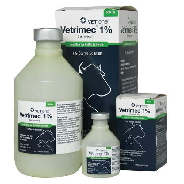 Vetrimec Ivermectin 1% (ivermectin) Injection 250 ml
