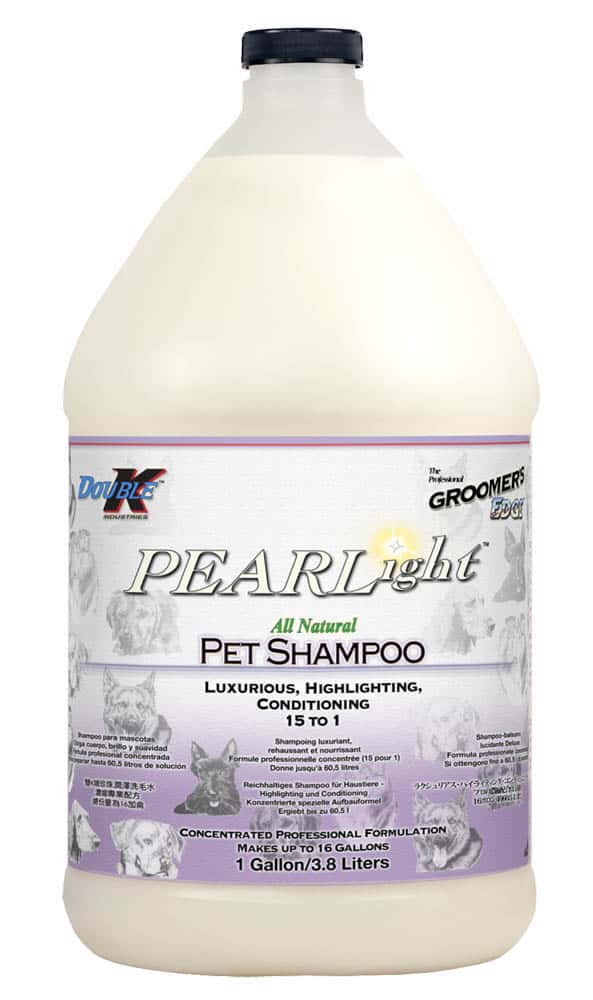 Double K Groomers Edge Pearl Light Highlighting Shampoo Gallon
