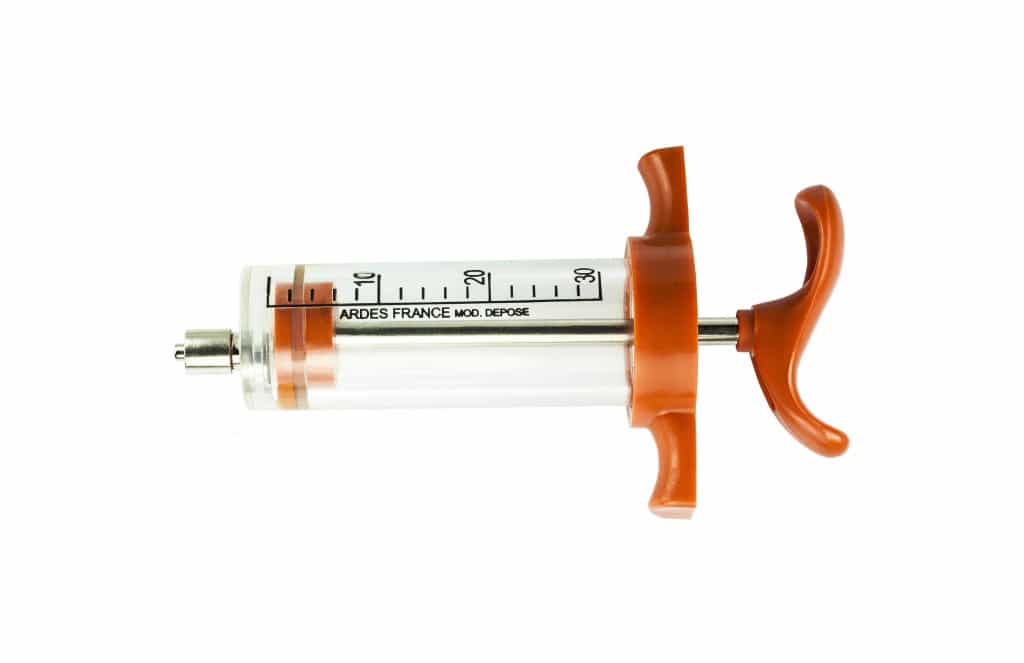 Ardes® Nylon Syringe with O-Ring Plunger – 20 cc