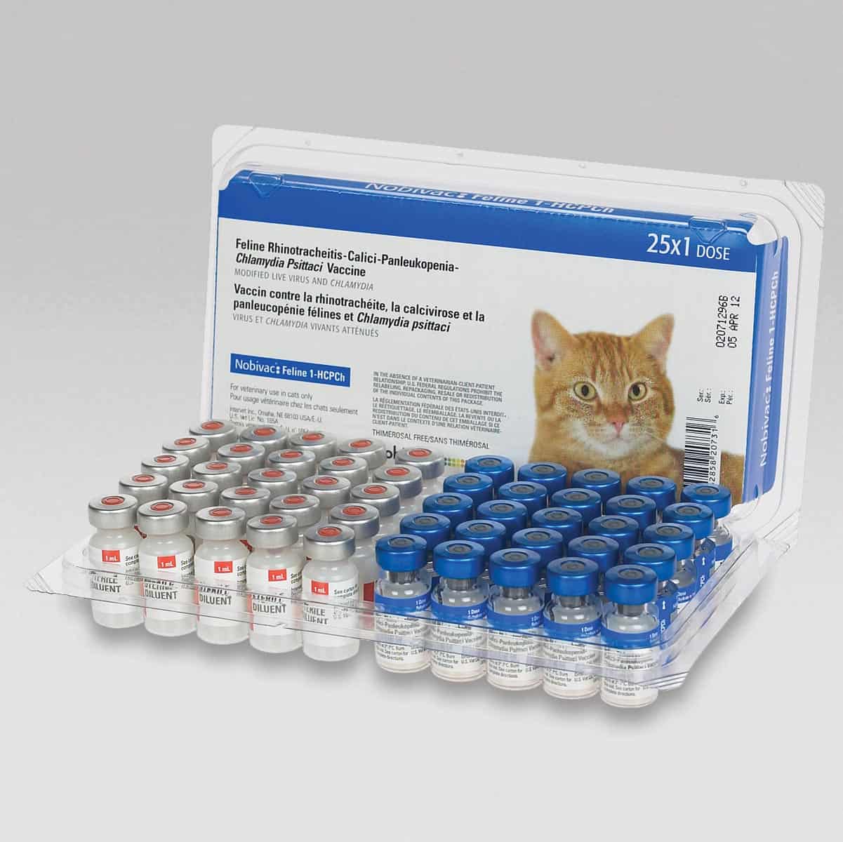 NOBIVAC FELINE 1-HCPCH Cat Vaccine 25x1 Dose