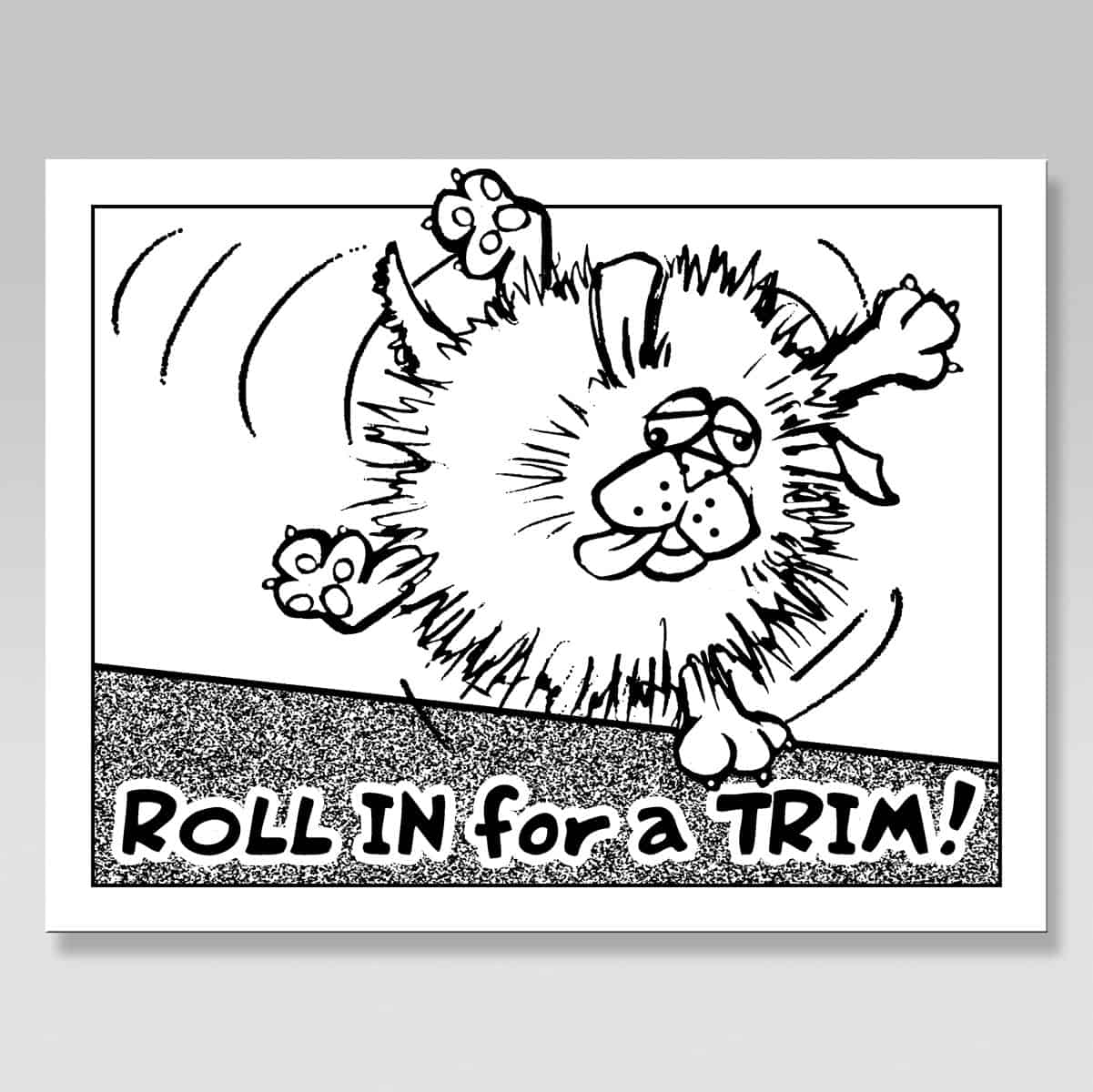 Grooming Reminder Cards - Package of 100 - Roll In for a Trim