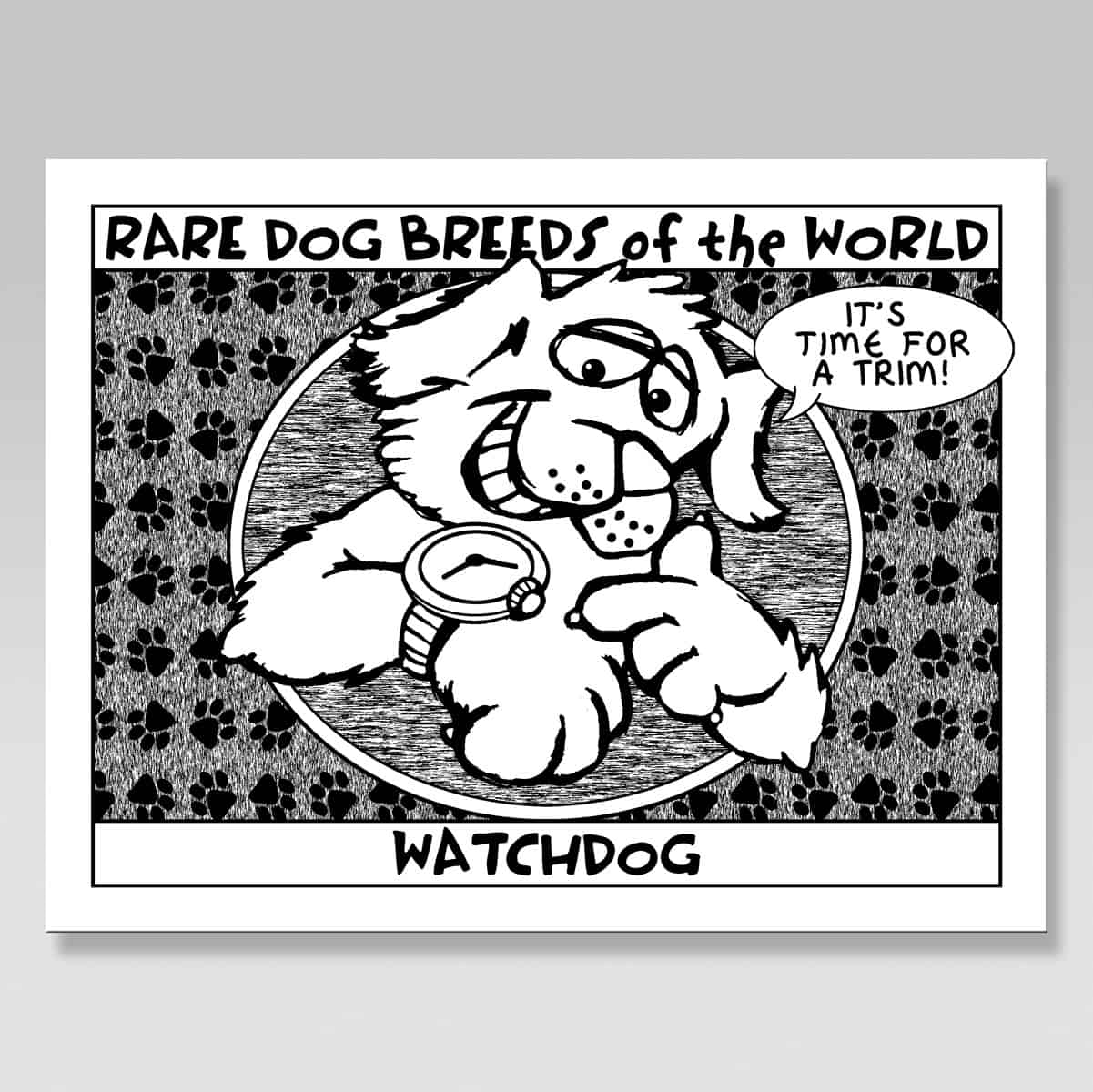Grooming Reminder Cards - Package of 100 - Rare Breed Watchdog